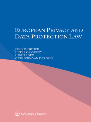 cover image of European Privacy and Data Protection Law